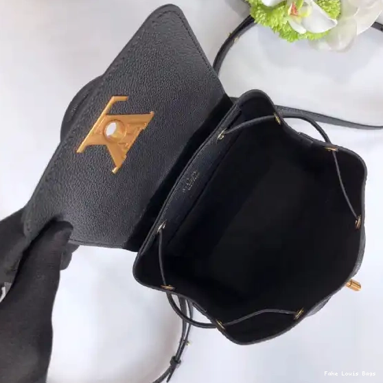 Rep ladies Louis Vuitton MINI BACKPACK LOCKME 0506